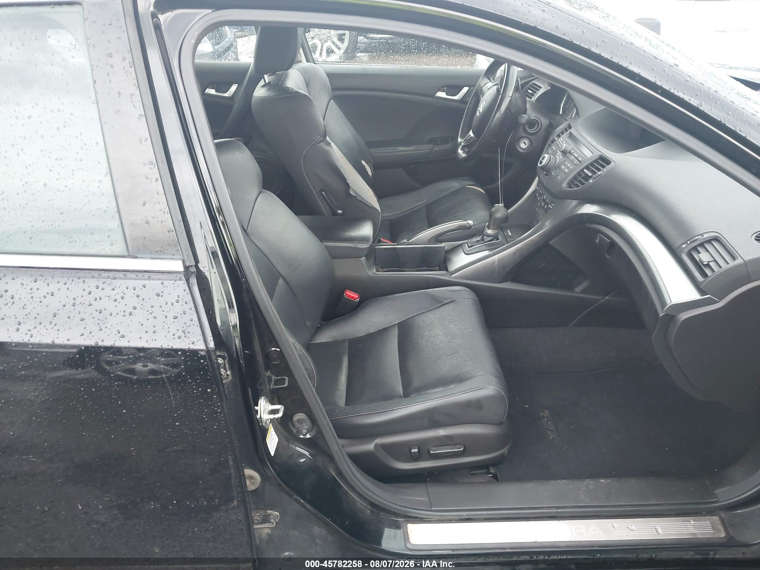 2011 Acura Tsx 2.4 Black vin: JH4CU2F67BC005480