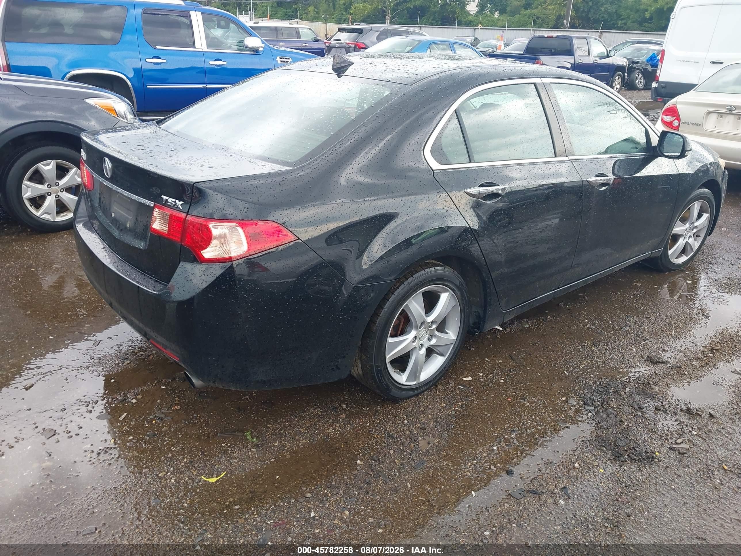 2011 Acura Tsx 2.4 Black vin: JH4CU2F67BC005480