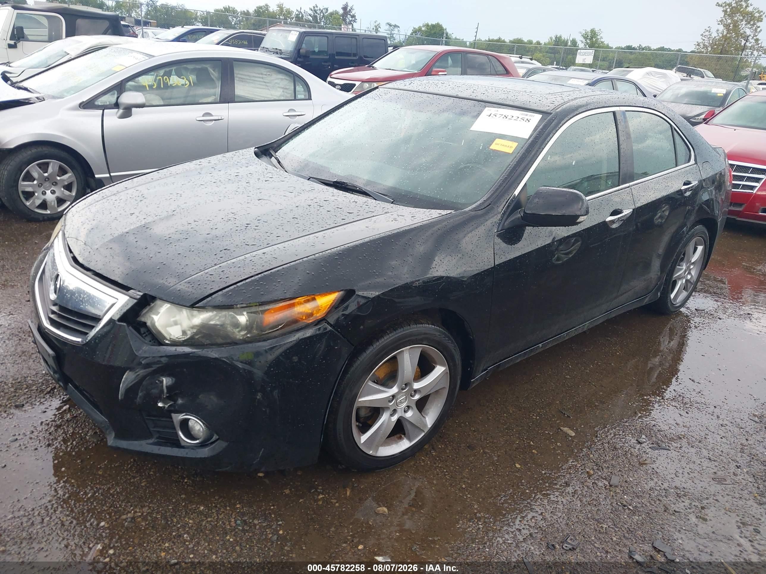 2011 Acura Tsx 2.4 Black vin: JH4CU2F67BC005480
