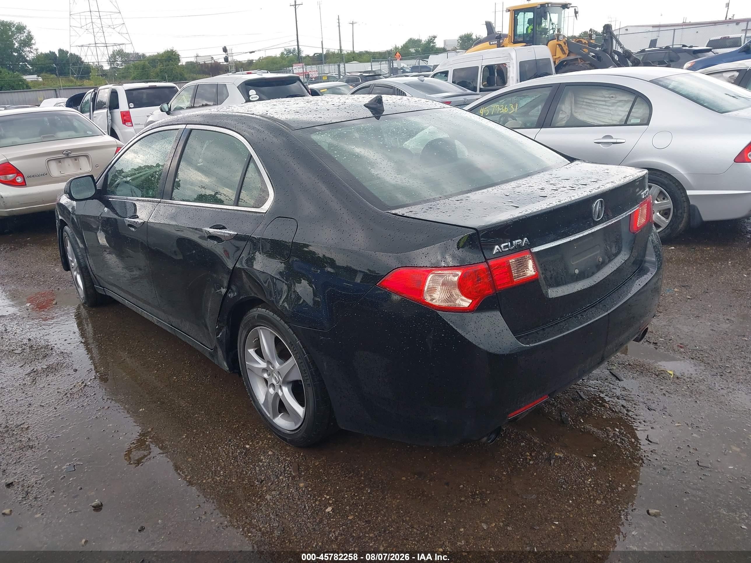 2011 Acura Tsx 2.4 Black vin: JH4CU2F67BC005480