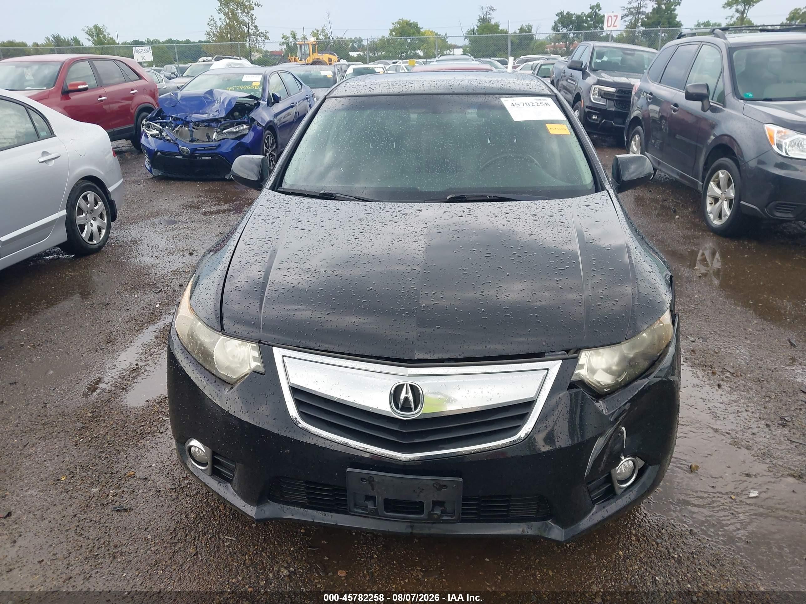 2011 Acura Tsx 2.4 Black vin: JH4CU2F67BC005480