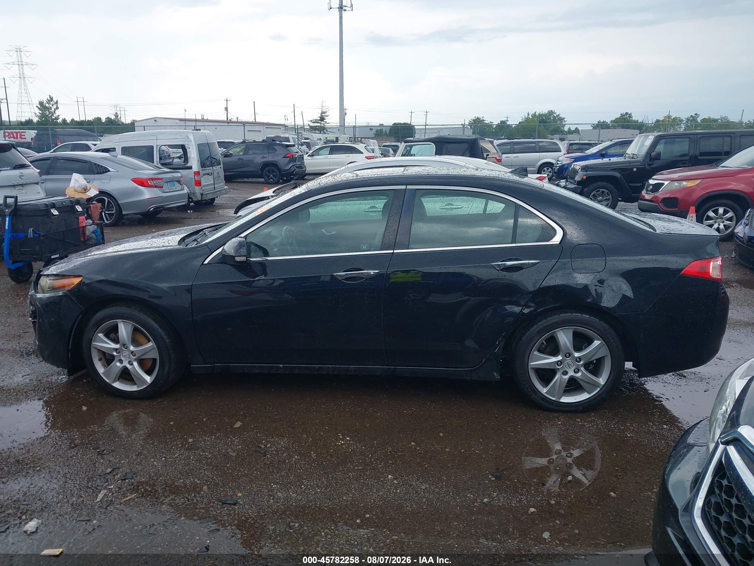 2011 Acura Tsx 2.4 Black vin: JH4CU2F67BC005480
