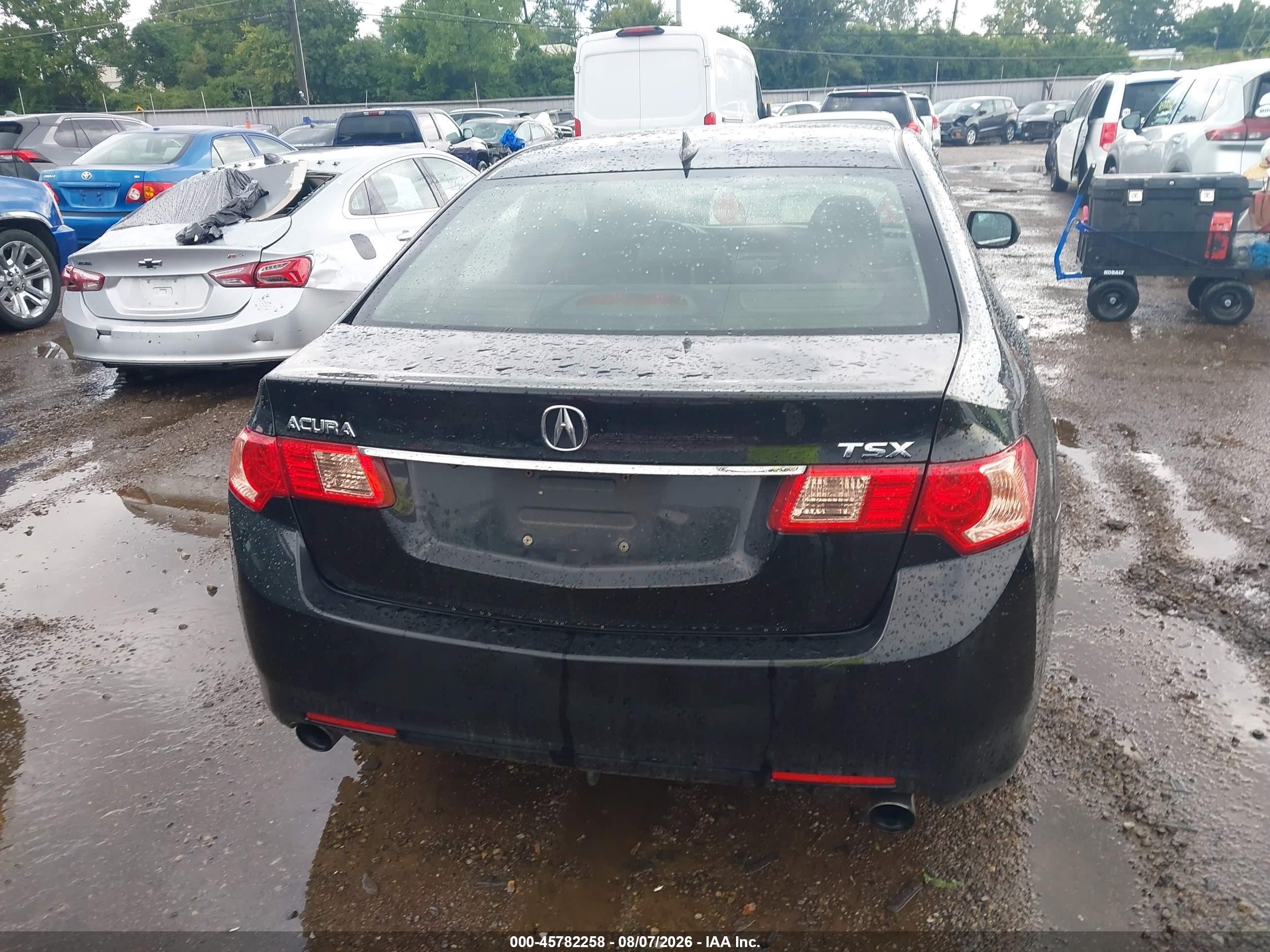 2011 Acura Tsx 2.4 Black vin: JH4CU2F67BC005480