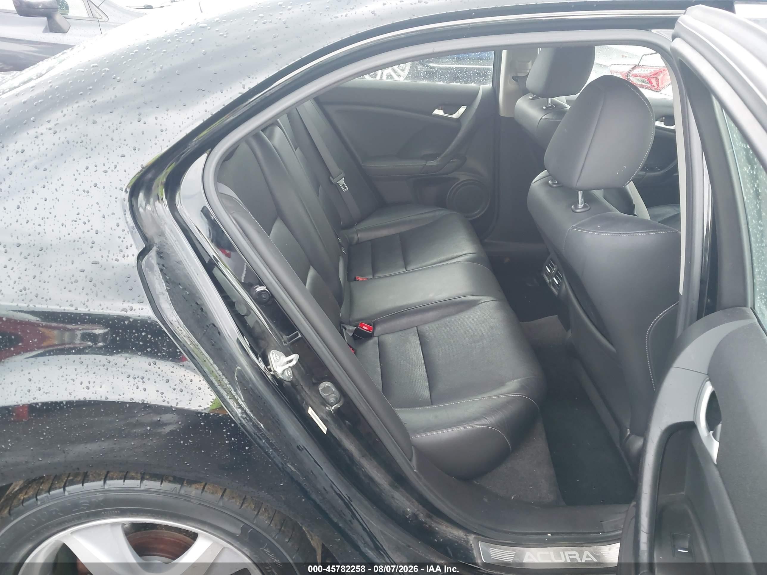 2011 Acura Tsx 2.4 Black vin: JH4CU2F67BC005480