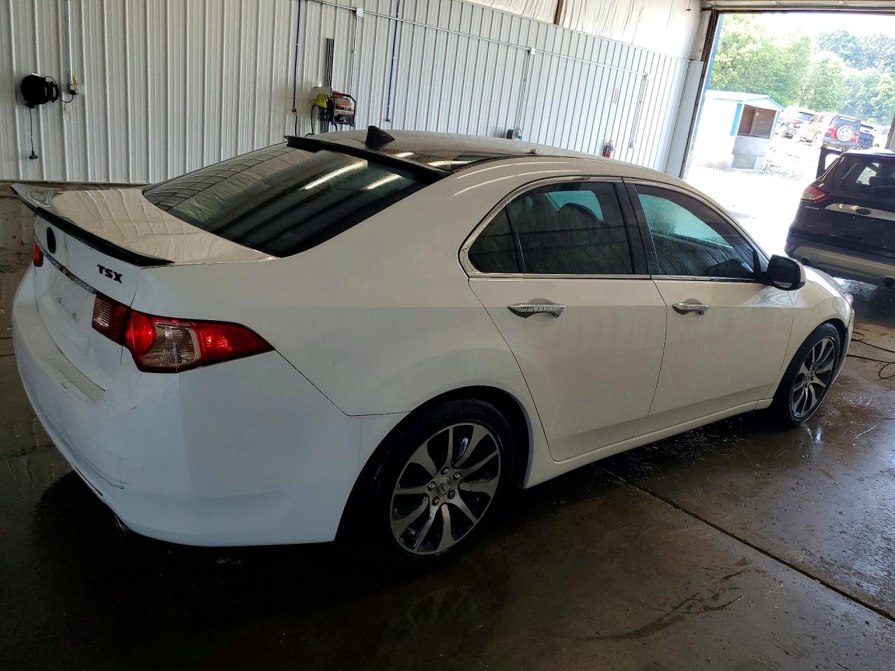 2011 Acura Tsx Белый vin: JH4CU2F67BC007309