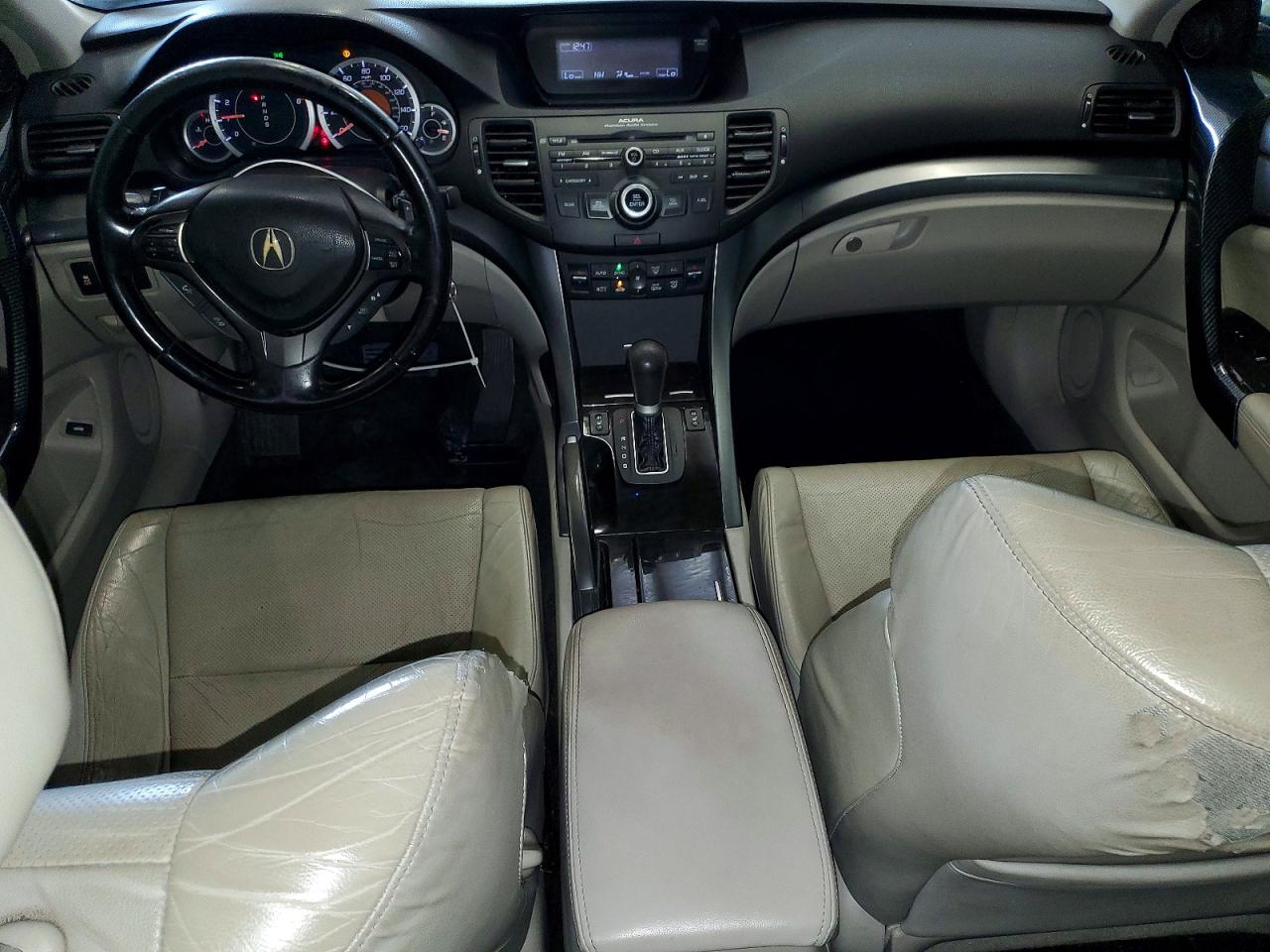 2011 Acura Tsx Белый vin: JH4CU2F67BC007309