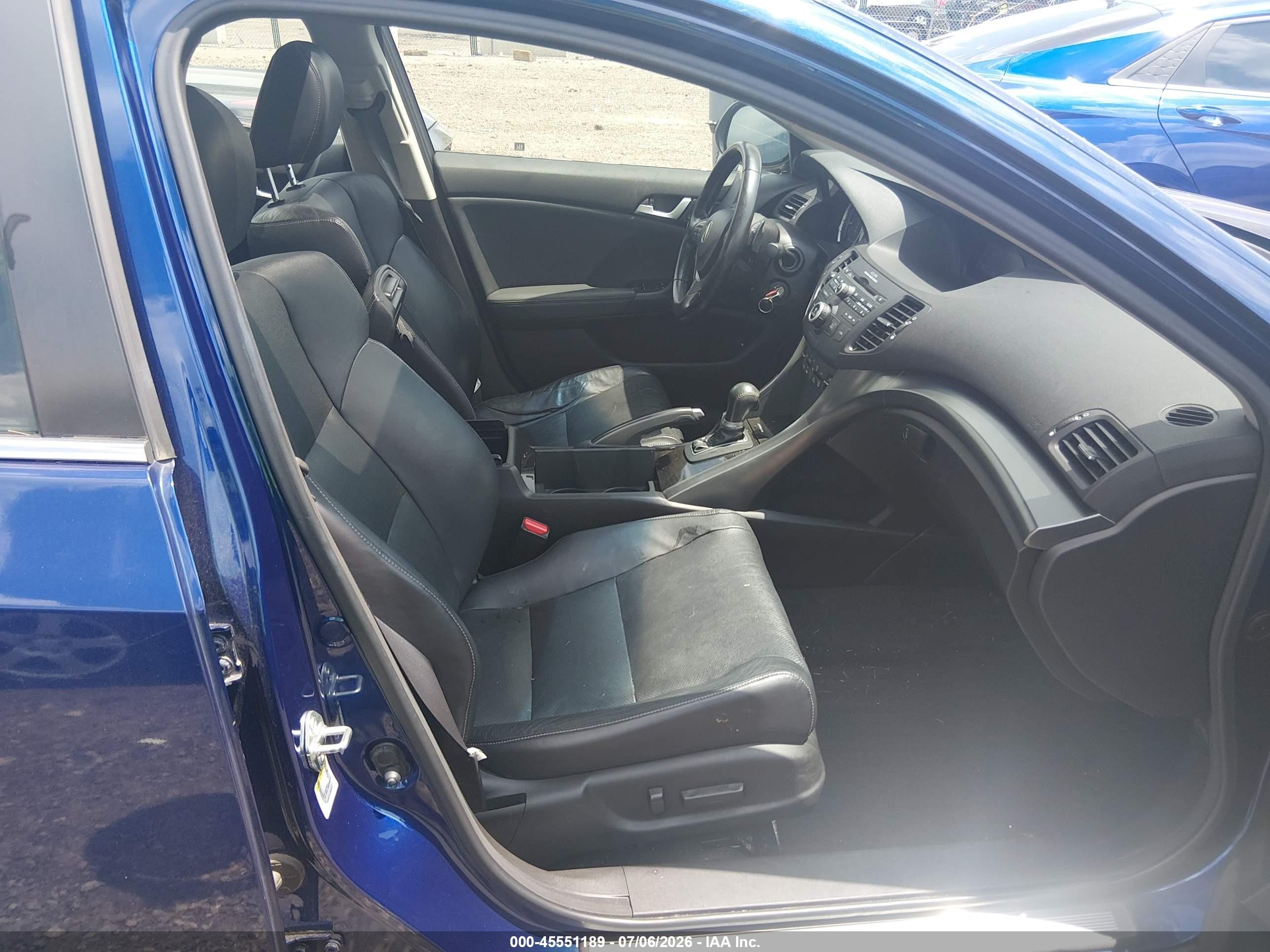 2011 Acura Tsx 2.4 Blue vin: JH4CU2F67BC007987