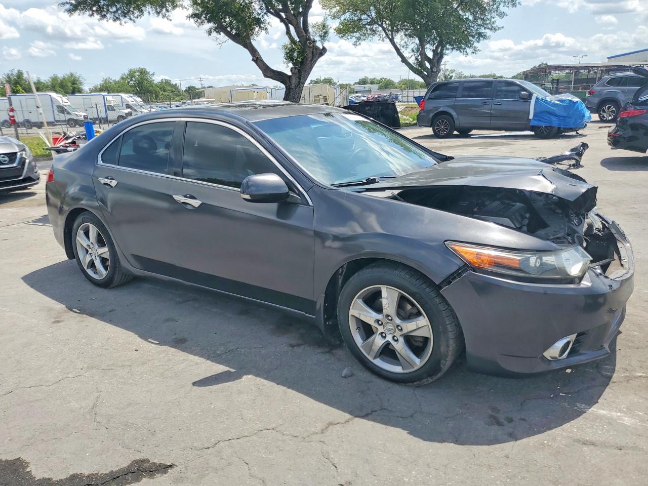 2011 Acura Tsx Gray vin: JH4CU2F67BC010744