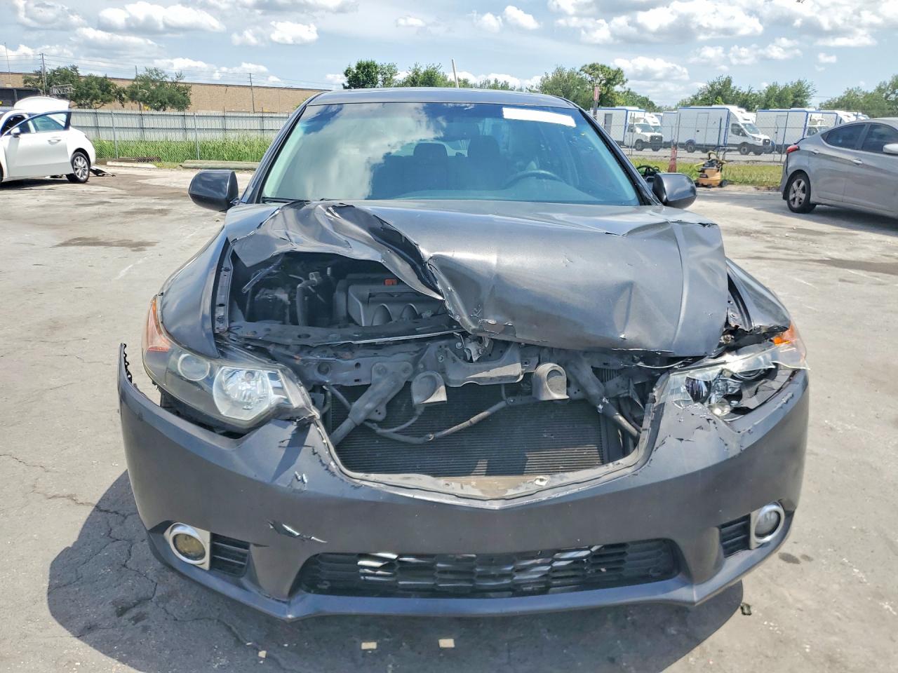 2011 Acura Tsx Gray vin: JH4CU2F67BC010744