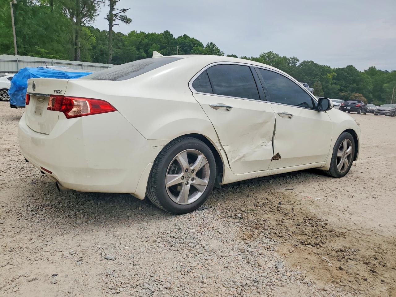 2011 Acura Tsx White vin: JH4CU2F67BC014356