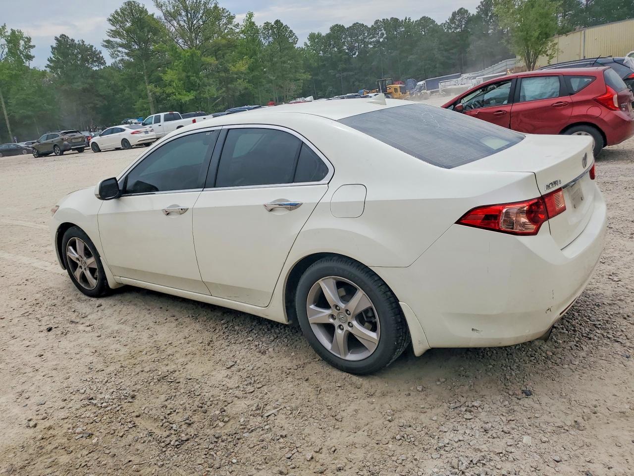 2011 Acura Tsx White vin: JH4CU2F67BC014356
