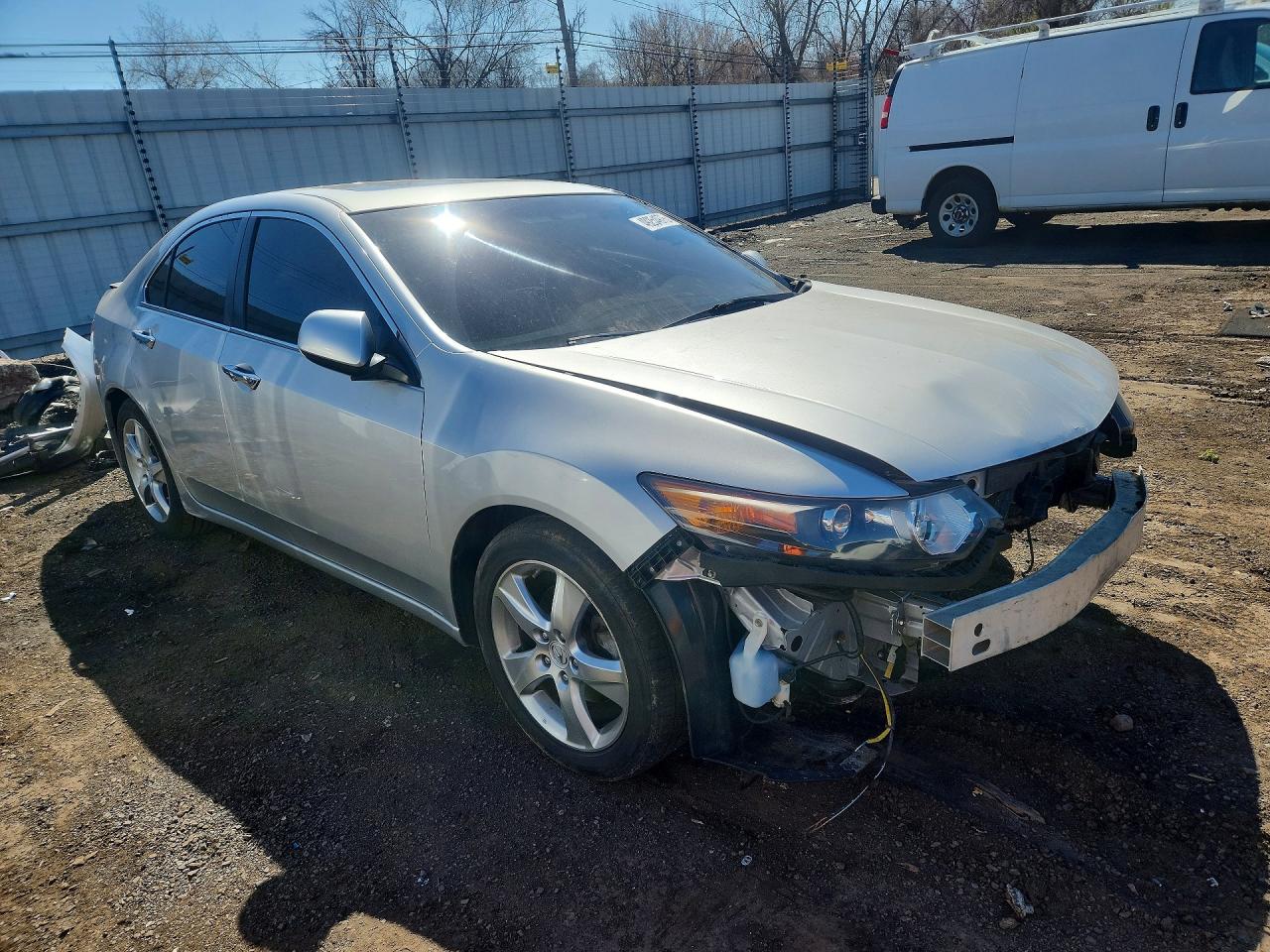 2011 Acura Tsx Silver vin: JH4CU2F67BC016544