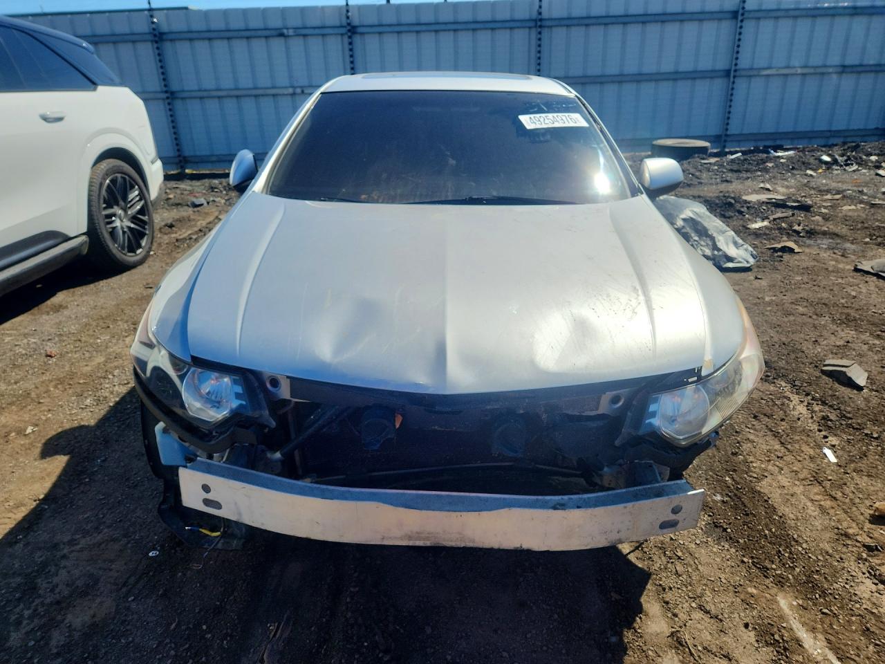 2011 Acura Tsx Silver vin: JH4CU2F67BC016544