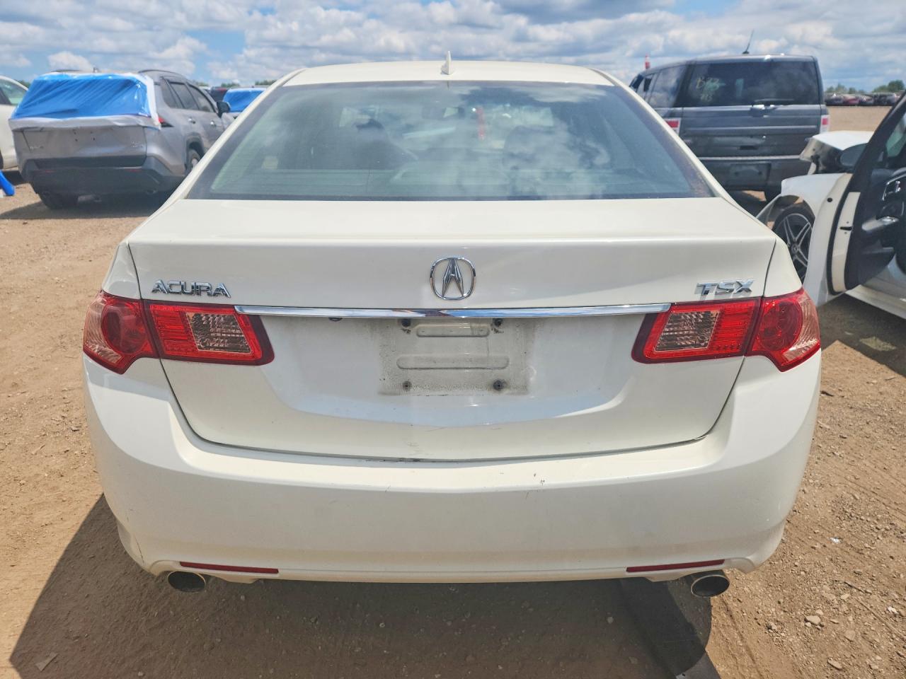 2011 Acura Tsx White vin: JH4CU2F67BC018519