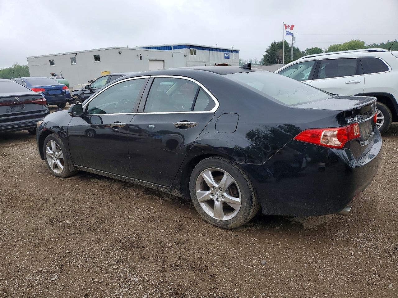 2011 Acura Tsx Black vin: JH4CU2F67BC800318