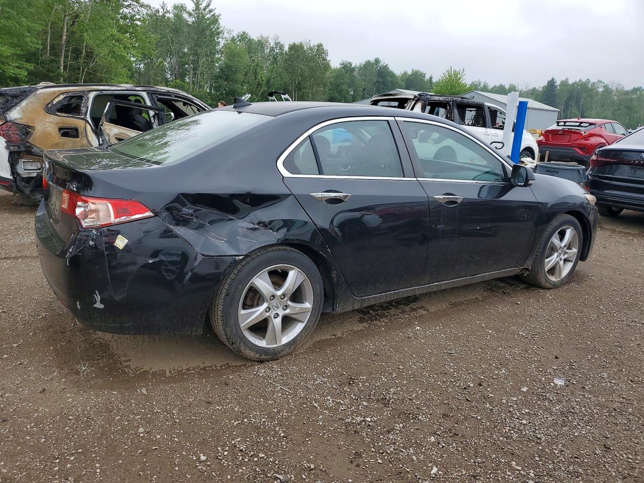2011 Acura Tsx Black vin: JH4CU2F67BC800318