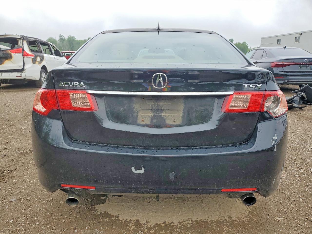 2011 Acura Tsx Black vin: JH4CU2F67BC800318