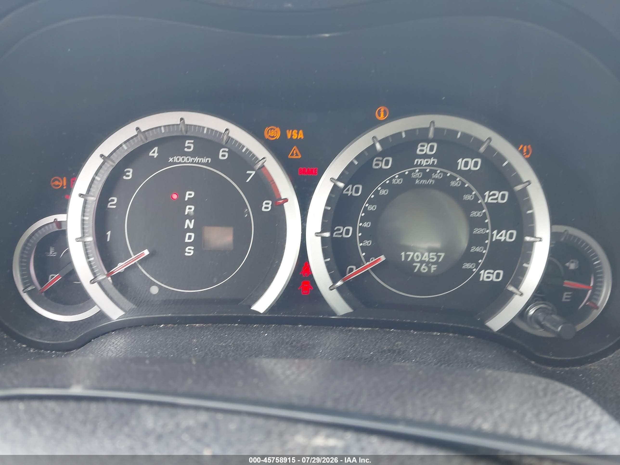 2010 Acura Tsx 2.4 White vin: JH4CU2F68AC005745