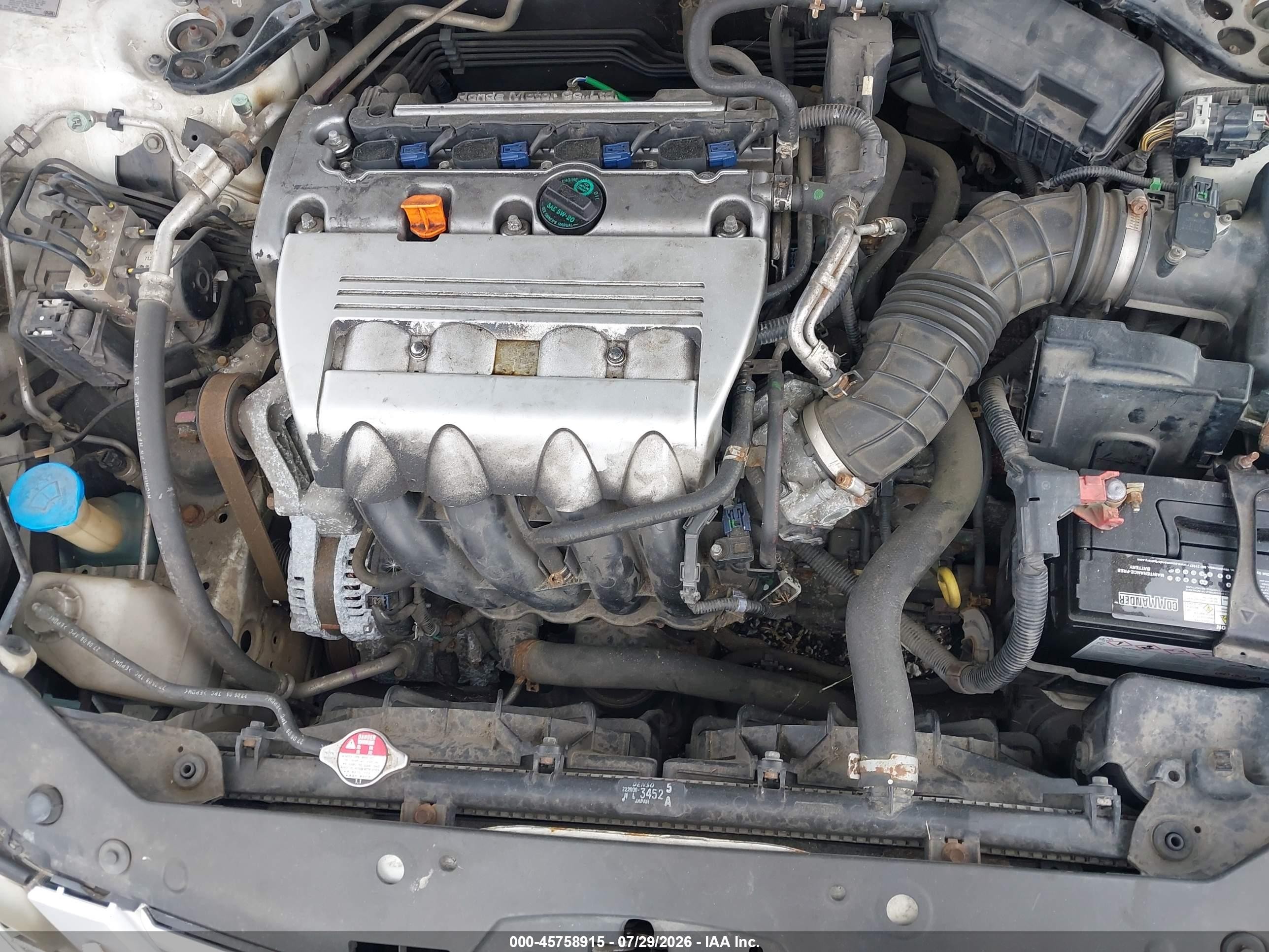 2010 Acura Tsx 2.4 White vin: JH4CU2F68AC005745