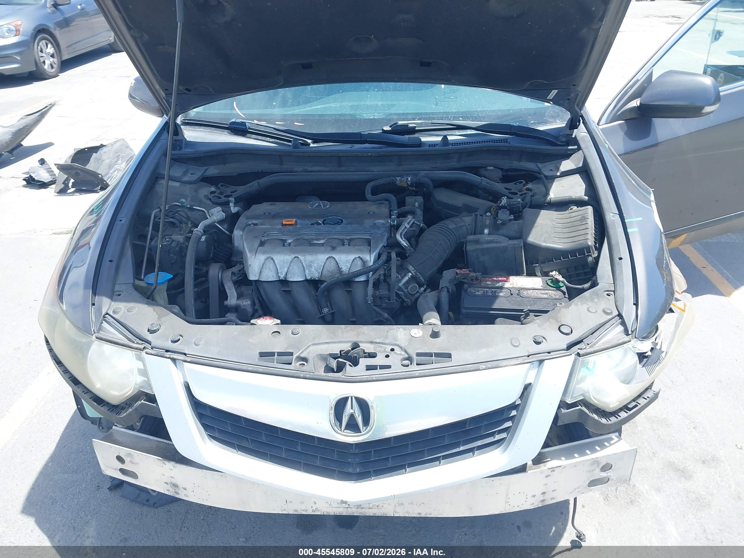 2010 Acura Tsx 2.4 Gray vin: JH4CU2F68AC006703