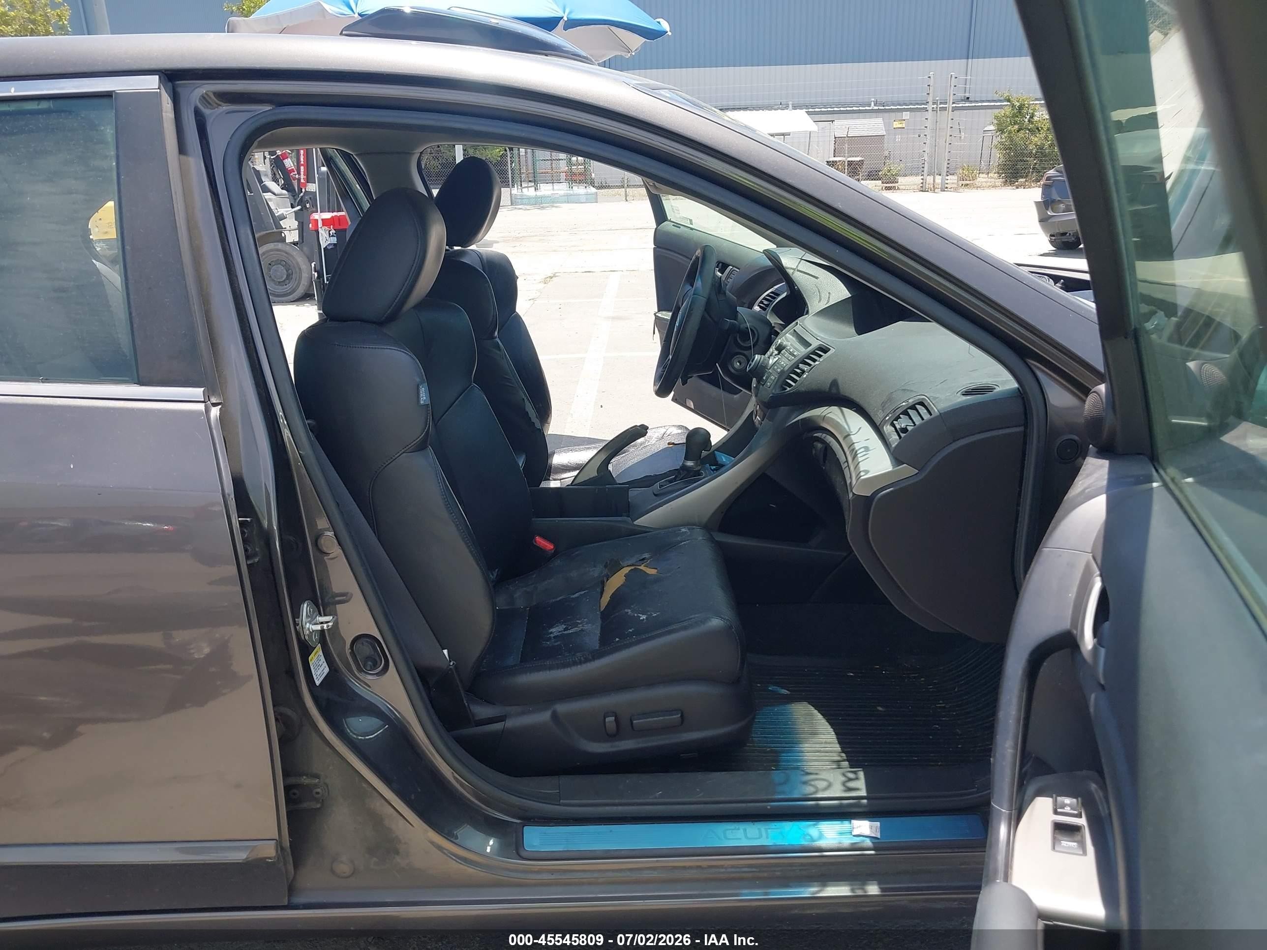 2010 Acura Tsx 2.4 Gray vin: JH4CU2F68AC006703