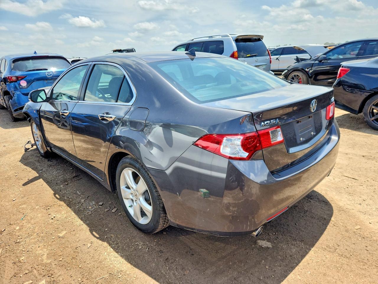 2010 Acura Tsx Gray vin: JH4CU2F68AC010153