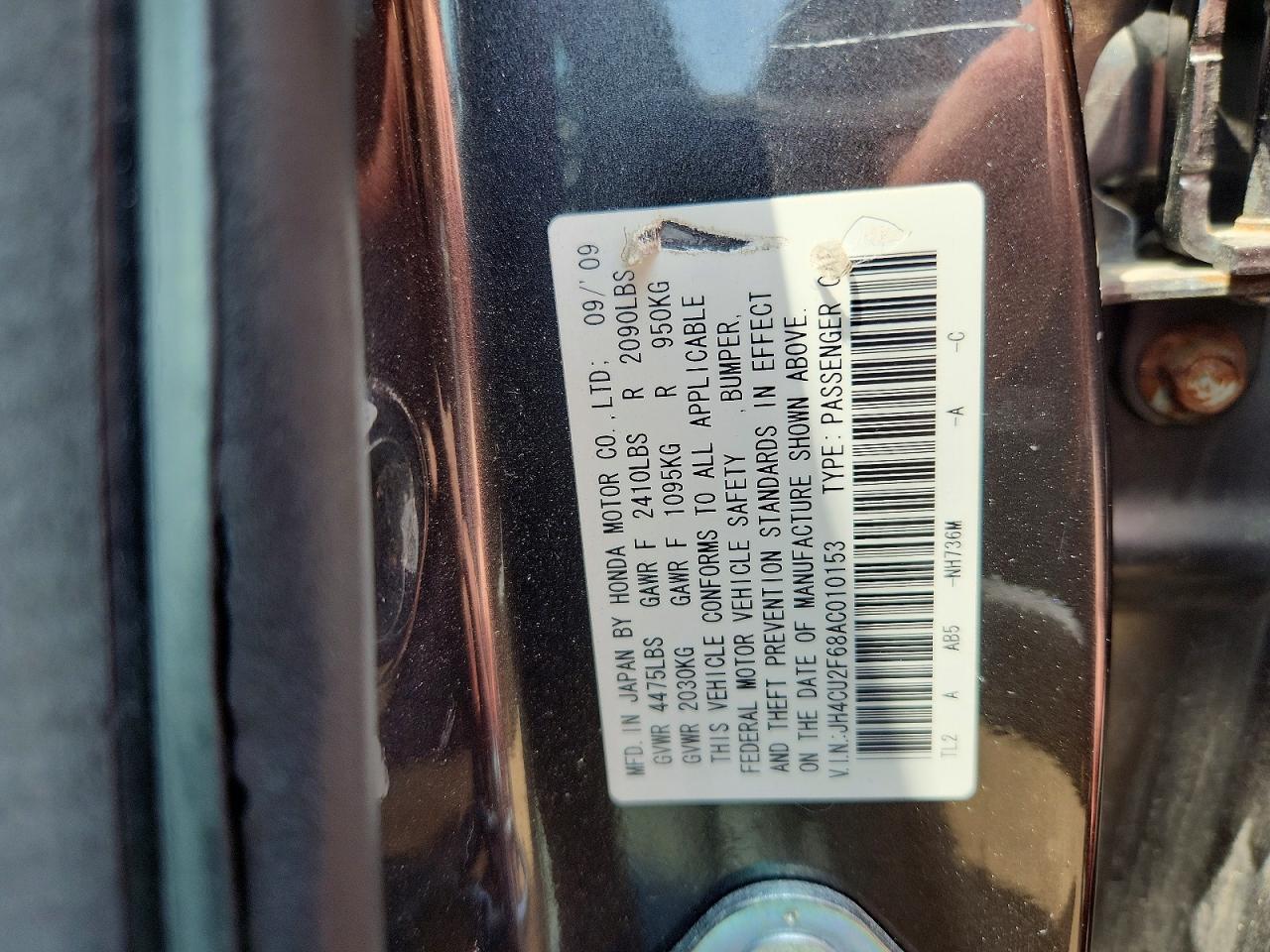 2010 Acura Tsx Gray vin: JH4CU2F68AC010153