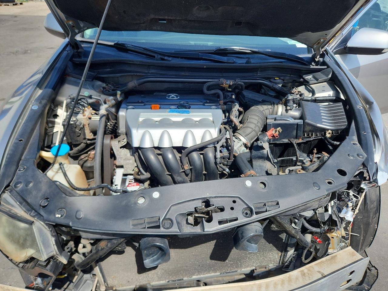 2010 Acura Tsx Silver vin: JH4CU2F68AC014011