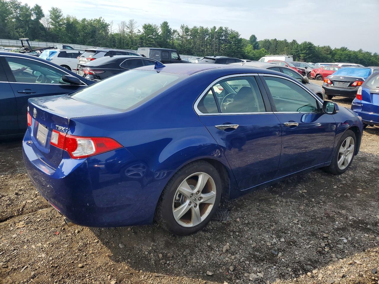 2010 Acura Tsx Blue vin: JH4CU2F68AC016535
