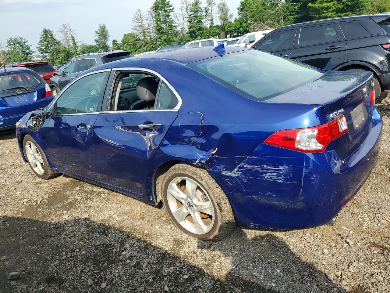 2010 Acura Tsx Blue vin: JH4CU2F68AC016535