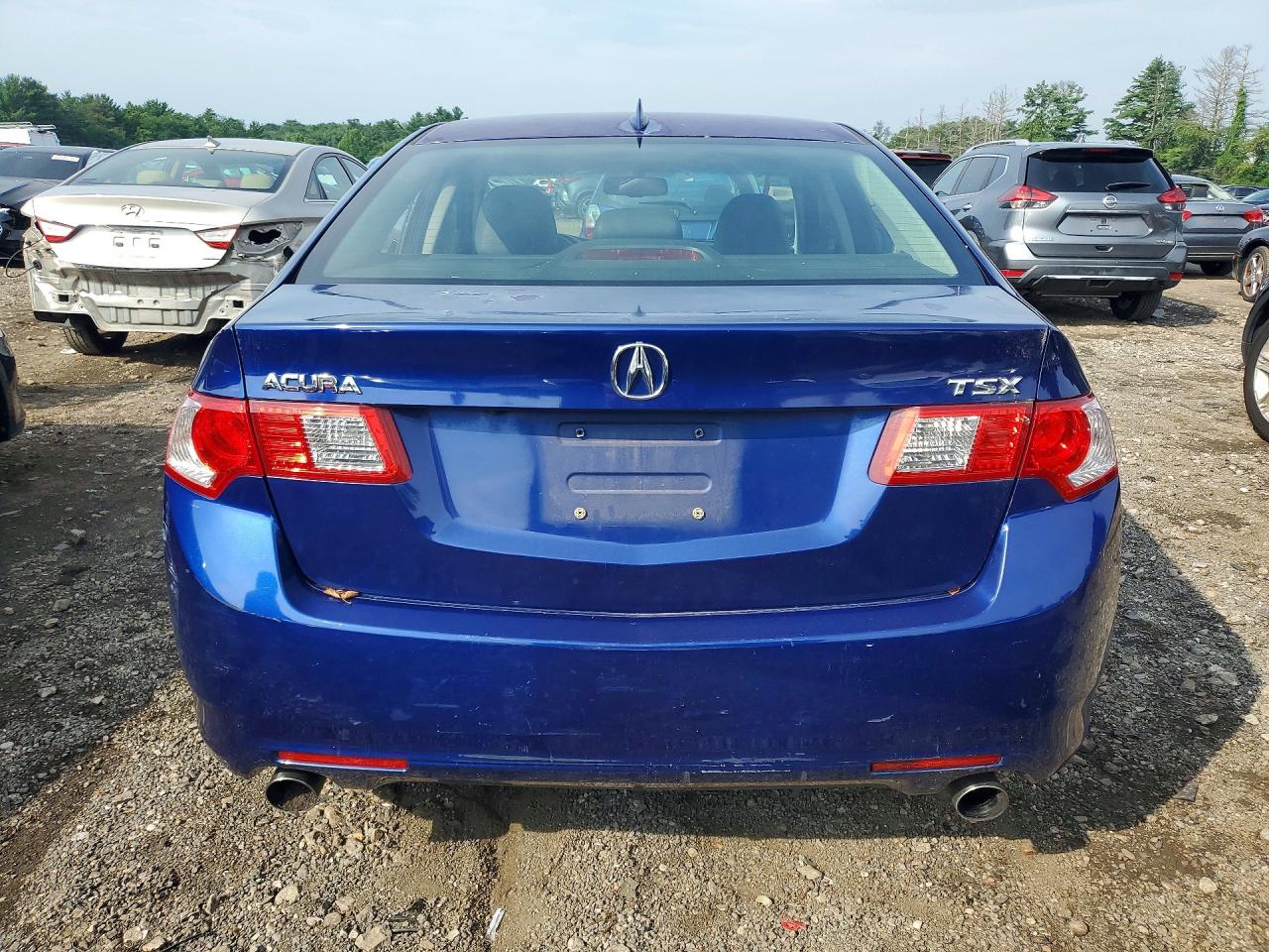 2010 Acura Tsx Blue vin: JH4CU2F68AC016535