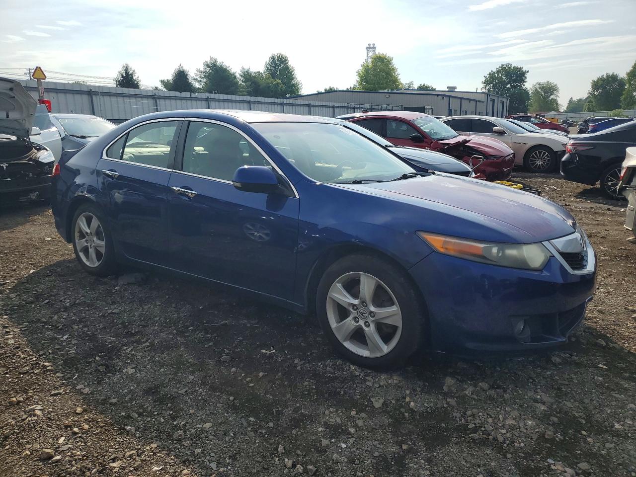 2010 Acura Tsx Blue vin: JH4CU2F68AC016535