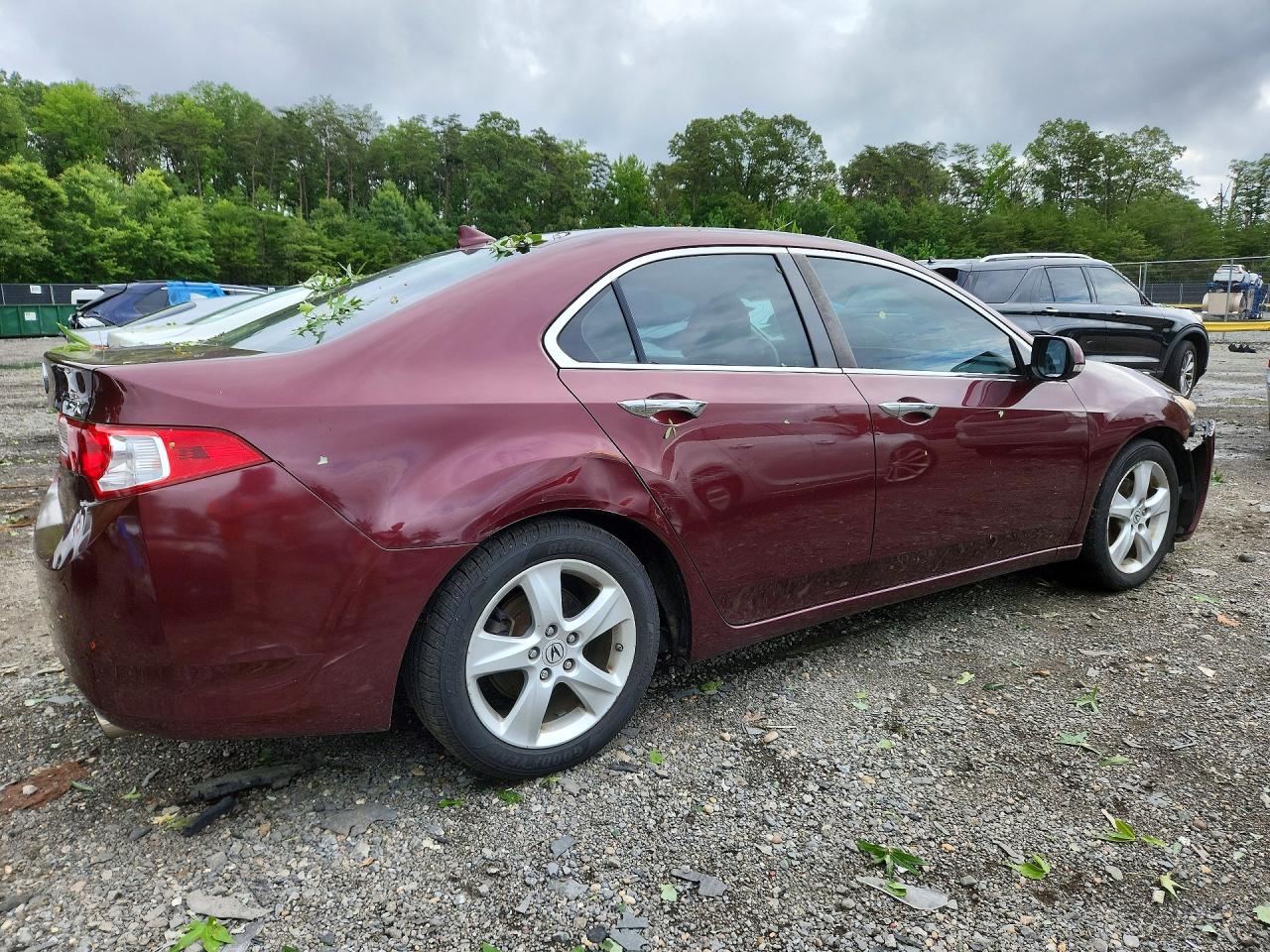 2010 Acura Tsx Бордовый vin: JH4CU2F68AC017877