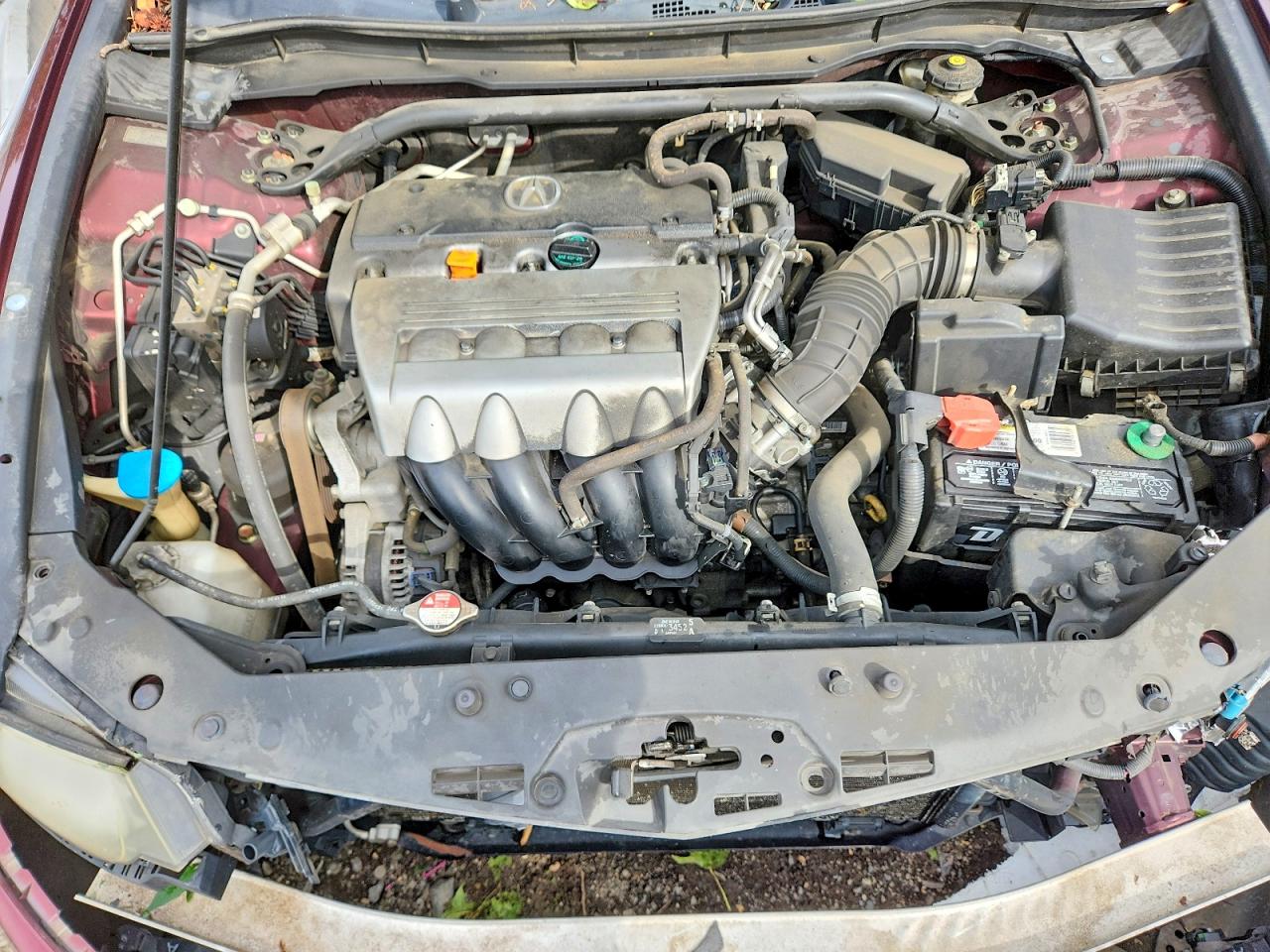 2010 Acura Tsx Бордовый vin: JH4CU2F68AC017877
