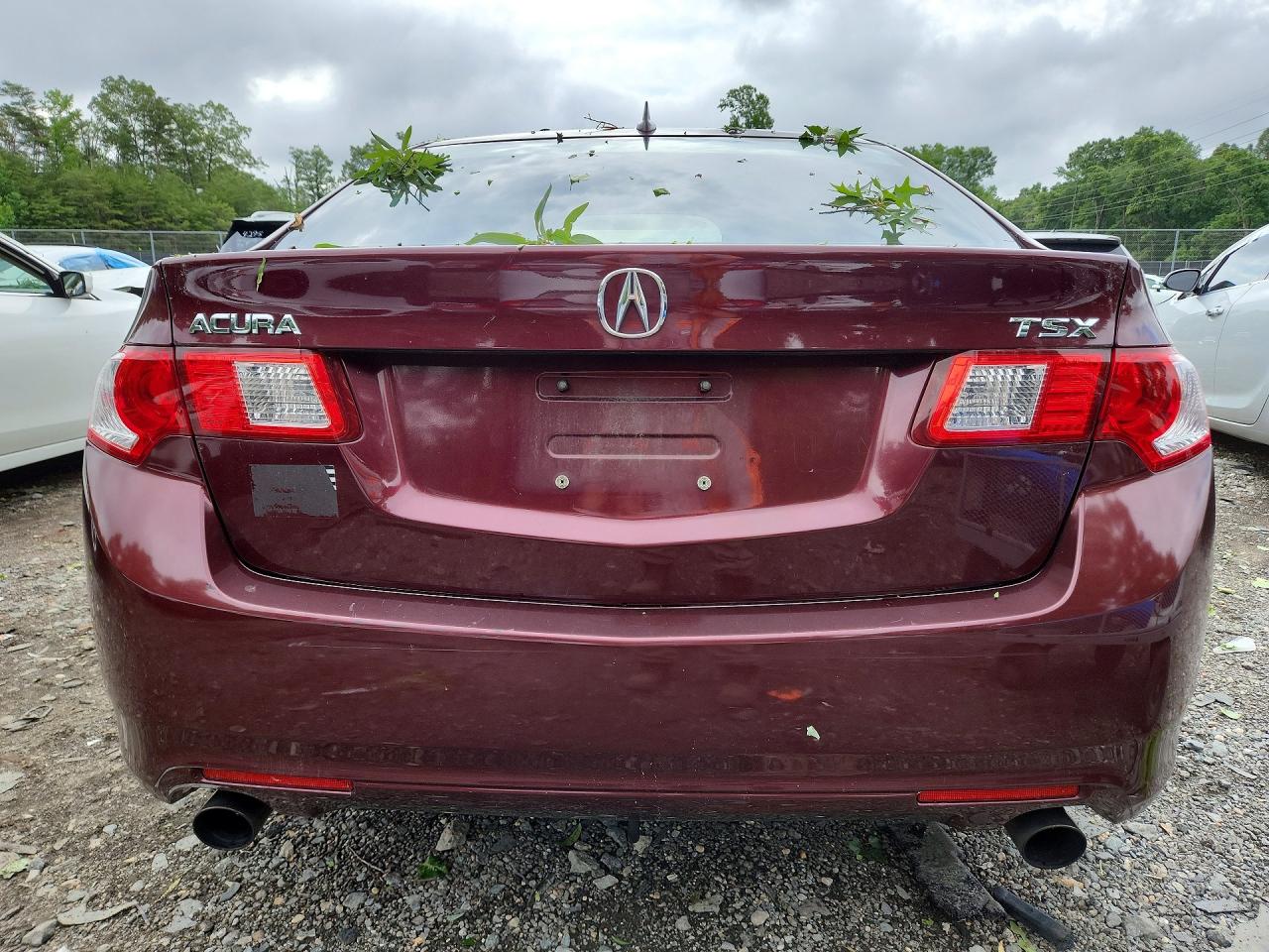 2010 Acura Tsx Бордовый vin: JH4CU2F68AC017877