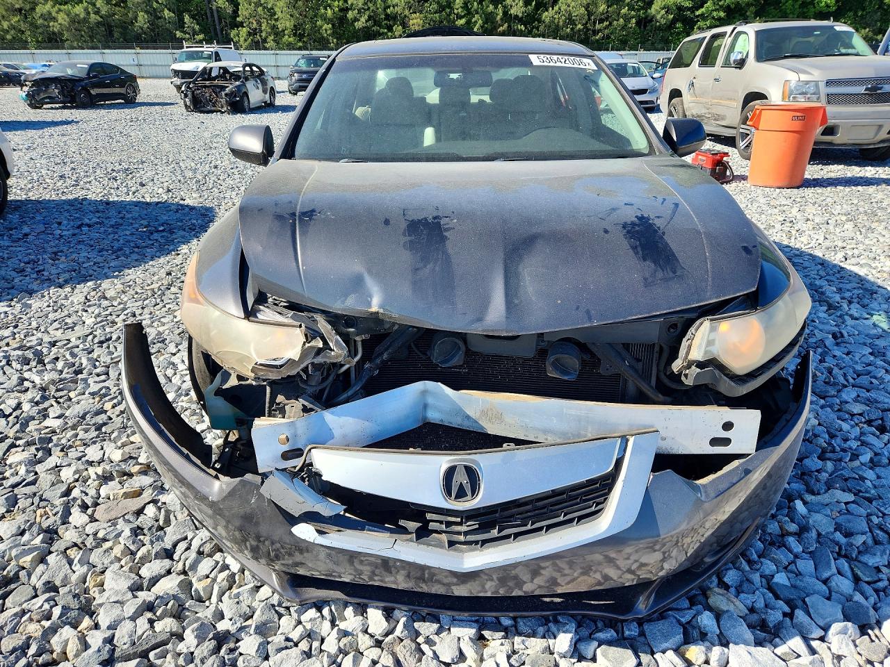 2010 Acura Tsx Gray vin: JH4CU2F68AC022447