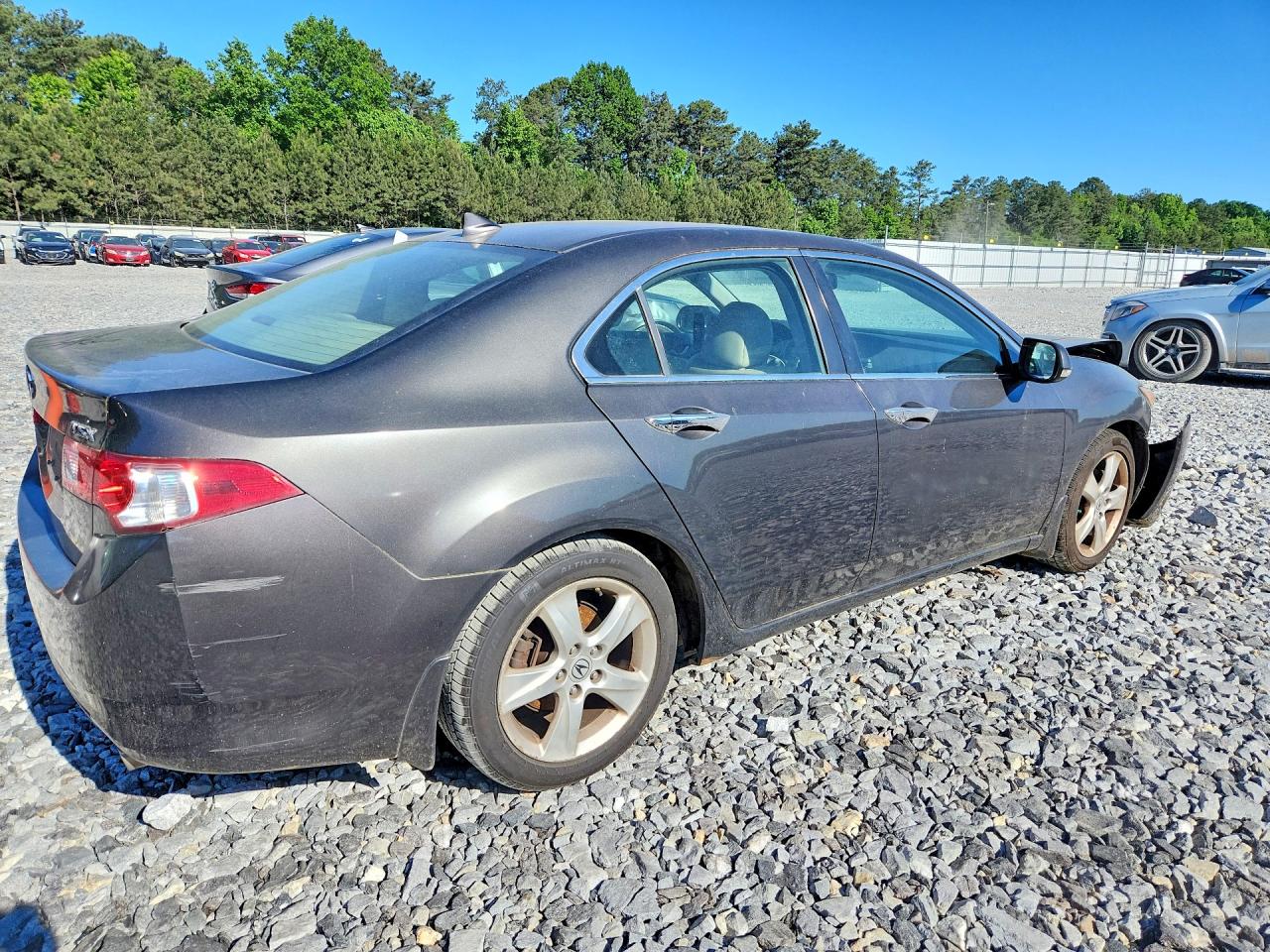 2010 Acura Tsx Gray vin: JH4CU2F68AC022447