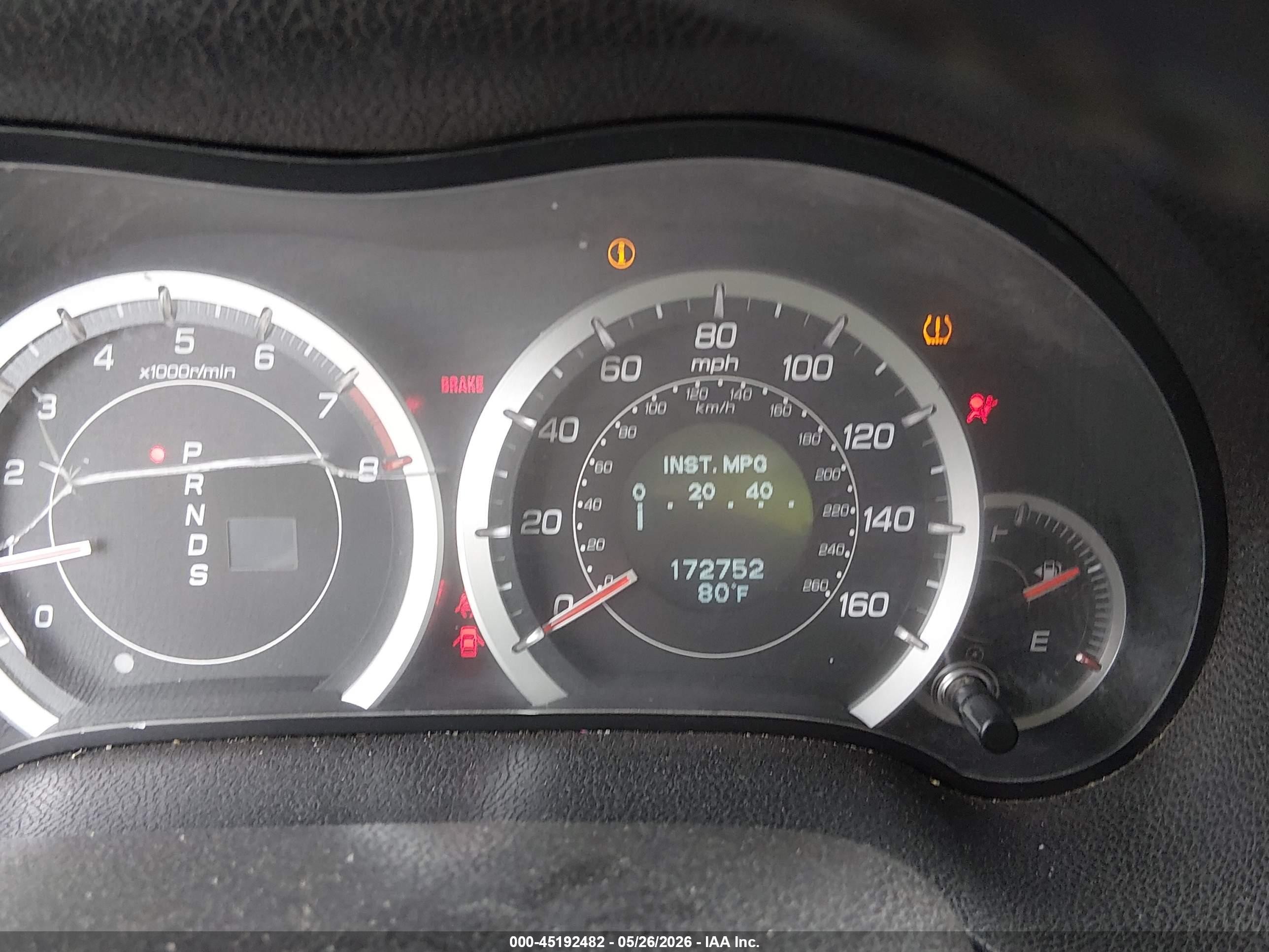 2010 Acura Tsx 2.4 Maroon vin: JH4CU2F68AC023372