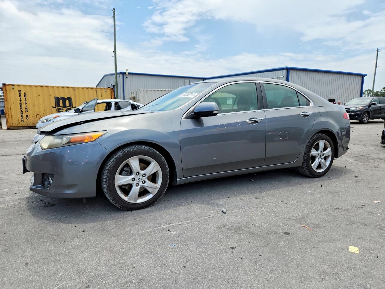2010 Acura Tsx Gray vin: JH4CU2F68AC026529