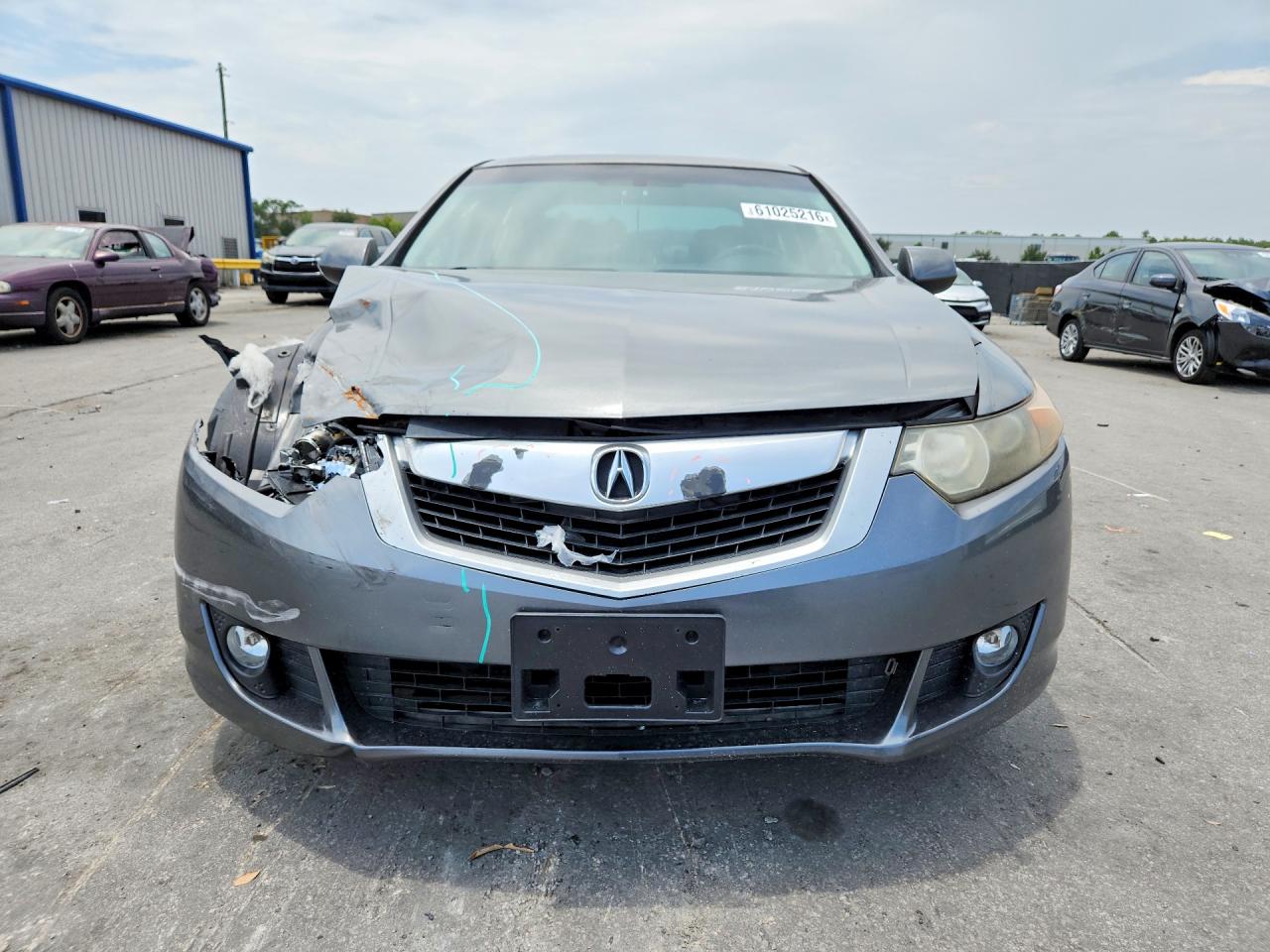 2010 Acura Tsx Gray vin: JH4CU2F68AC026529