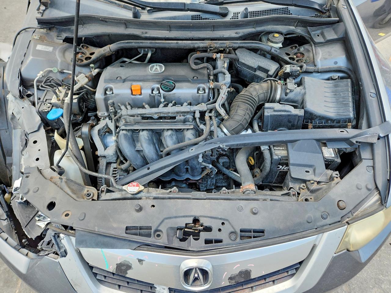 2010 Acura Tsx Gray vin: JH4CU2F68AC026529