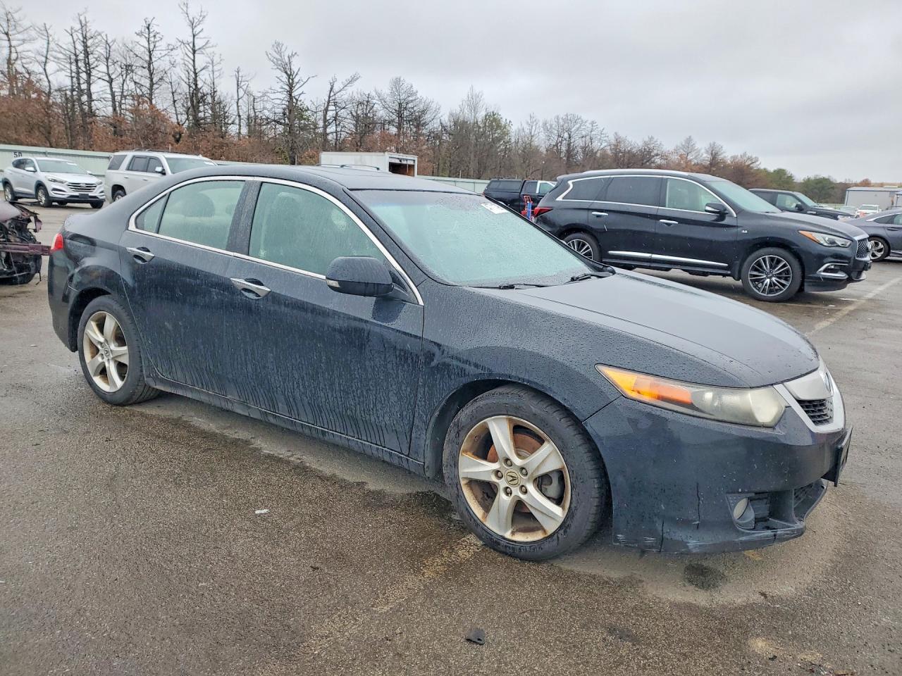 2010 Acura Tsx Black vin: JH4CU2F68AC027860