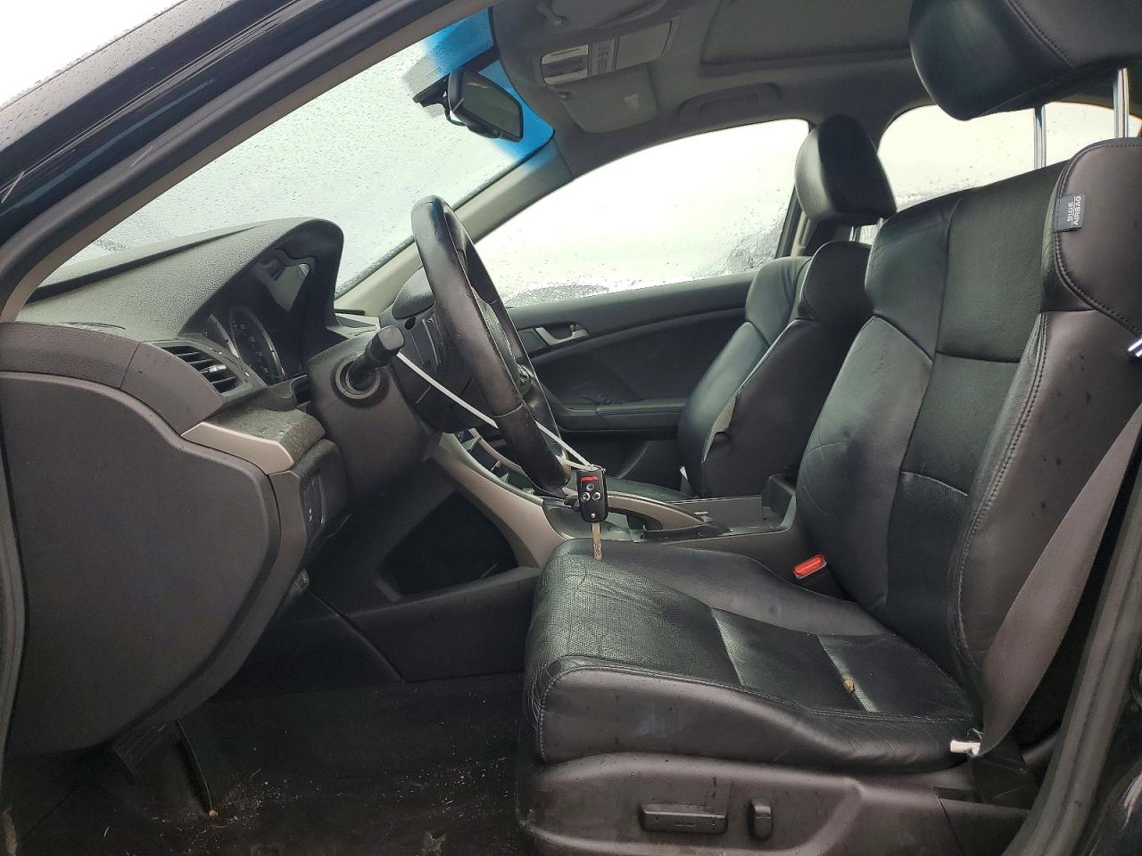 2010 Acura Tsx Black vin: JH4CU2F68AC027860