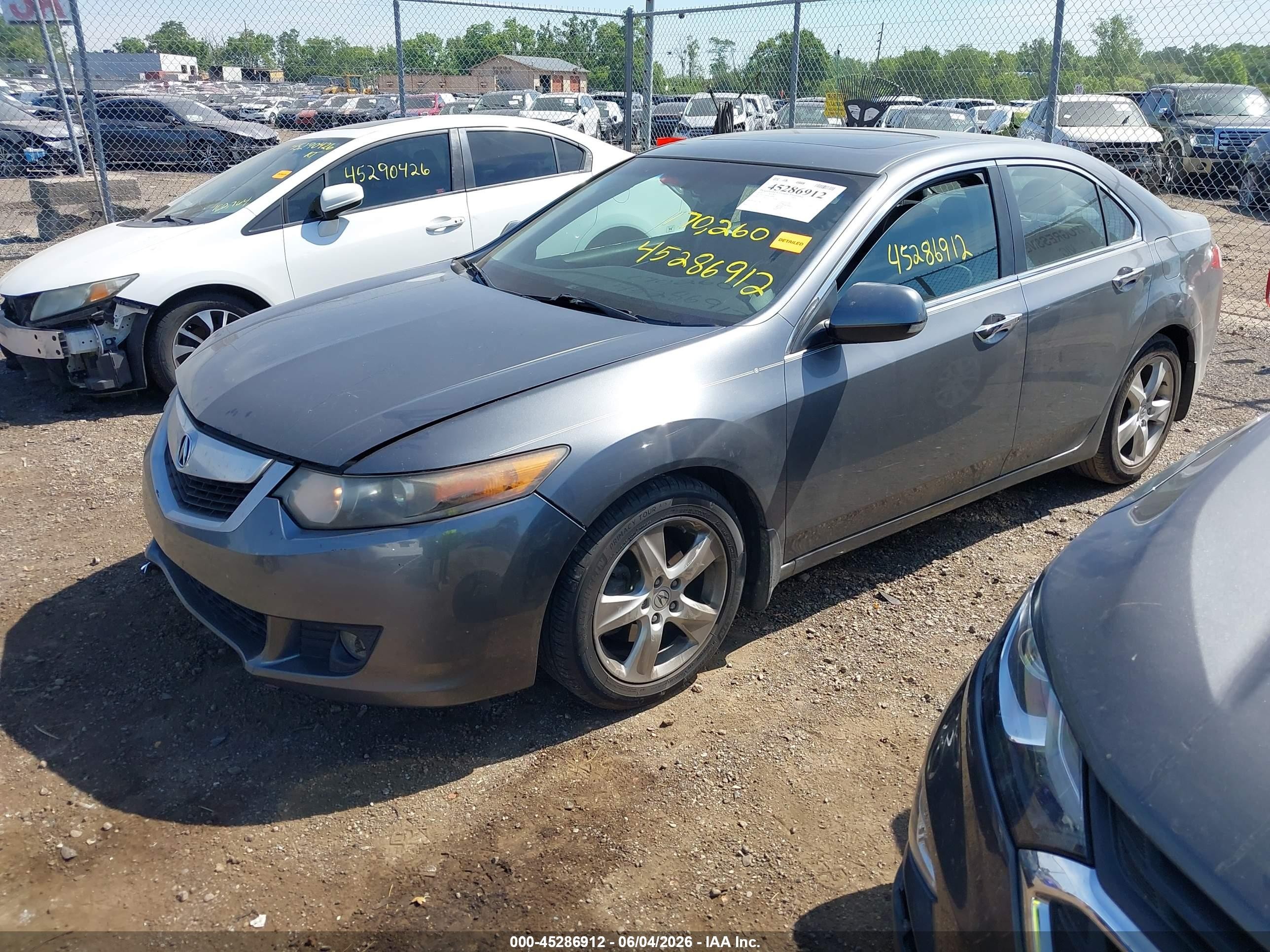 2010 Acura Tsx 2.4 Black vin: JH4CU2F68AC028068