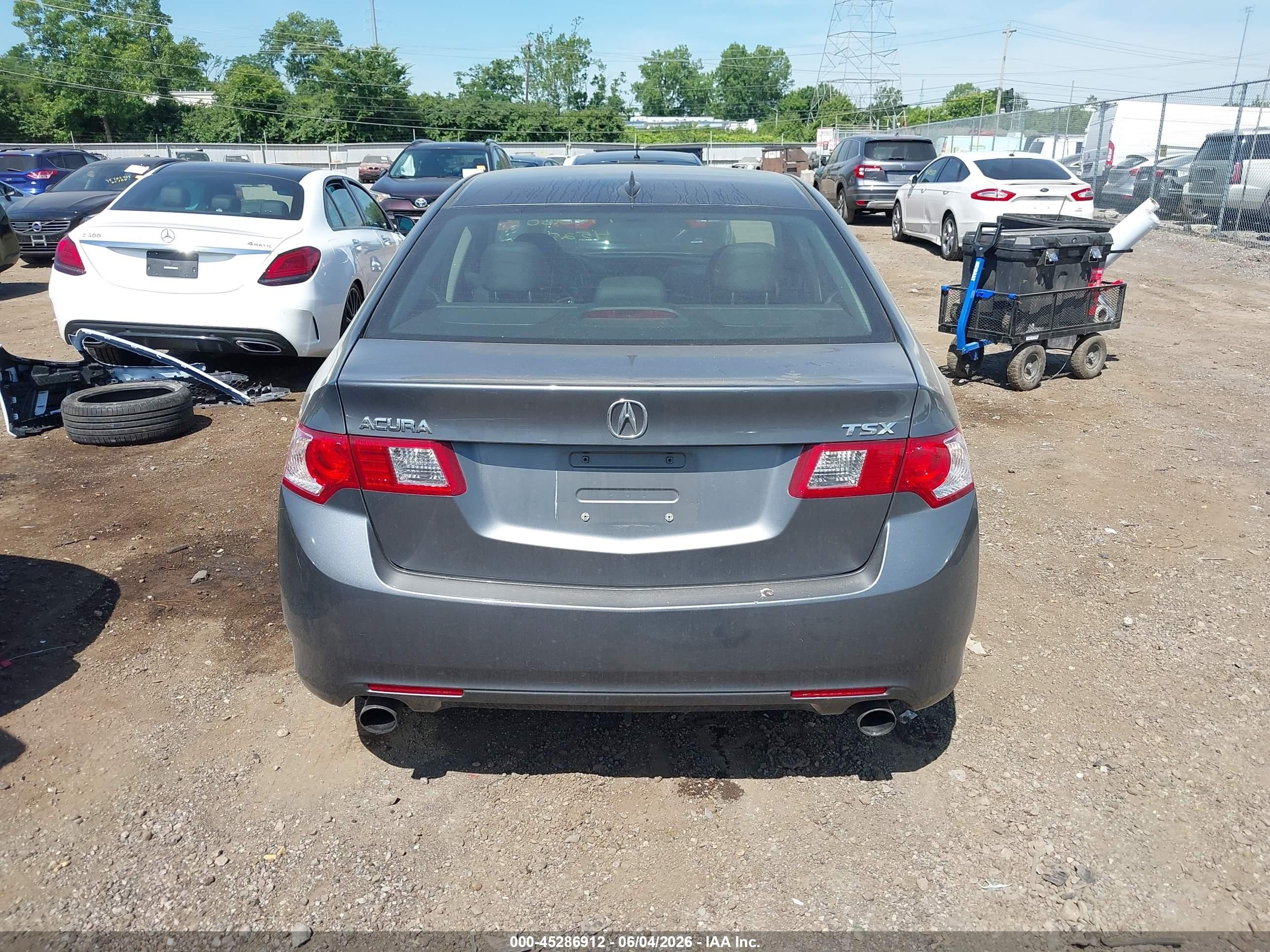 2010 Acura Tsx 2.4 Black vin: JH4CU2F68AC028068