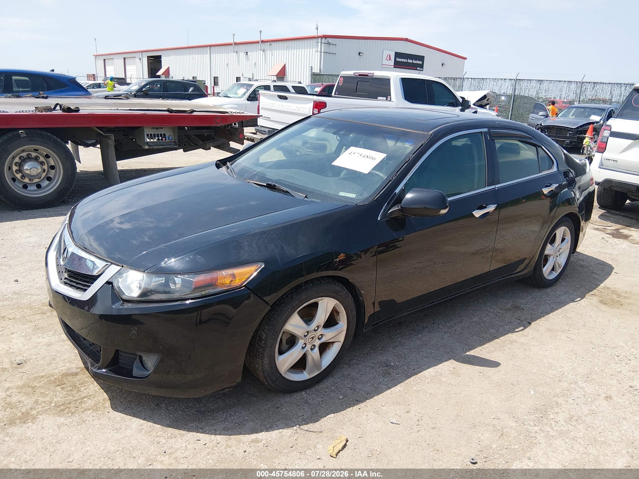2010 Acura Tsx 2.4 Black vin: JH4CU2F68AC029124
