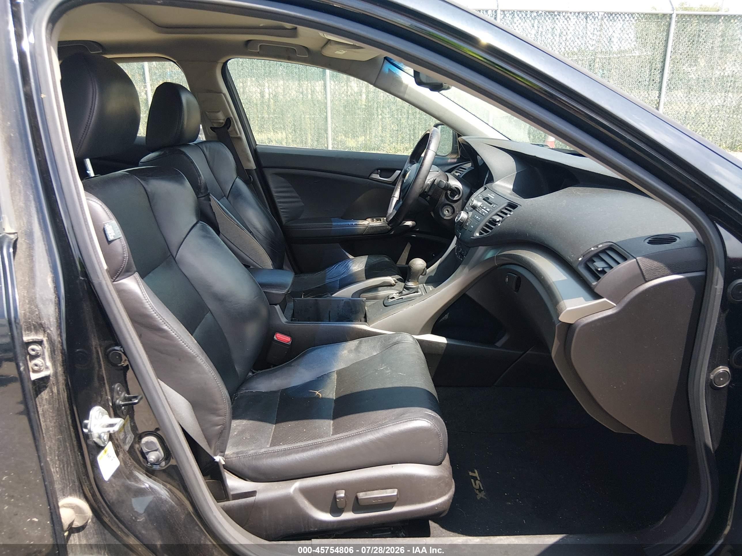 2010 Acura Tsx 2.4 Black vin: JH4CU2F68AC029124