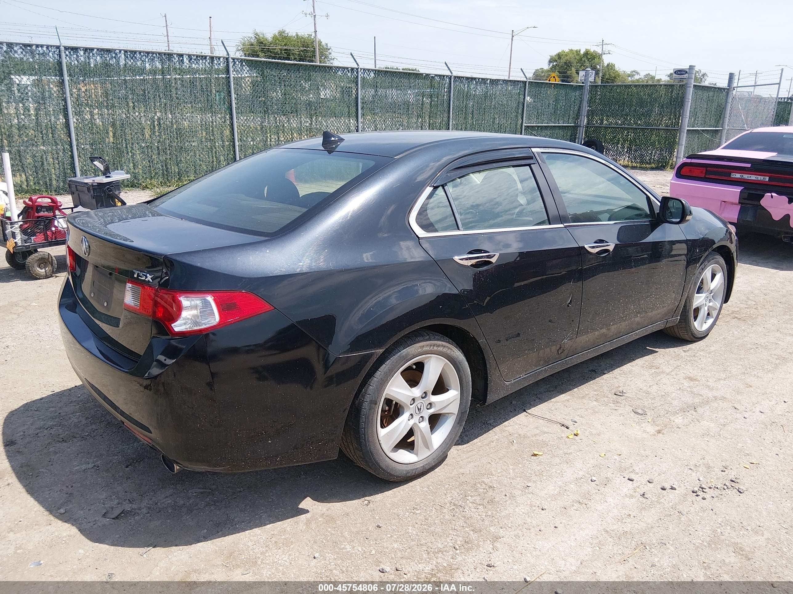 2010 Acura Tsx 2.4 Black vin: JH4CU2F68AC029124