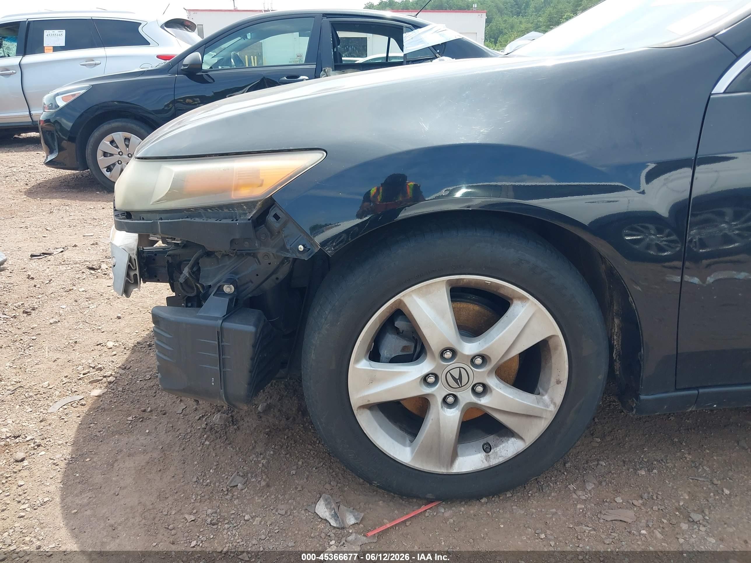 2010 Acura Tsx 2.4 Black vin: JH4CU2F68AC031911