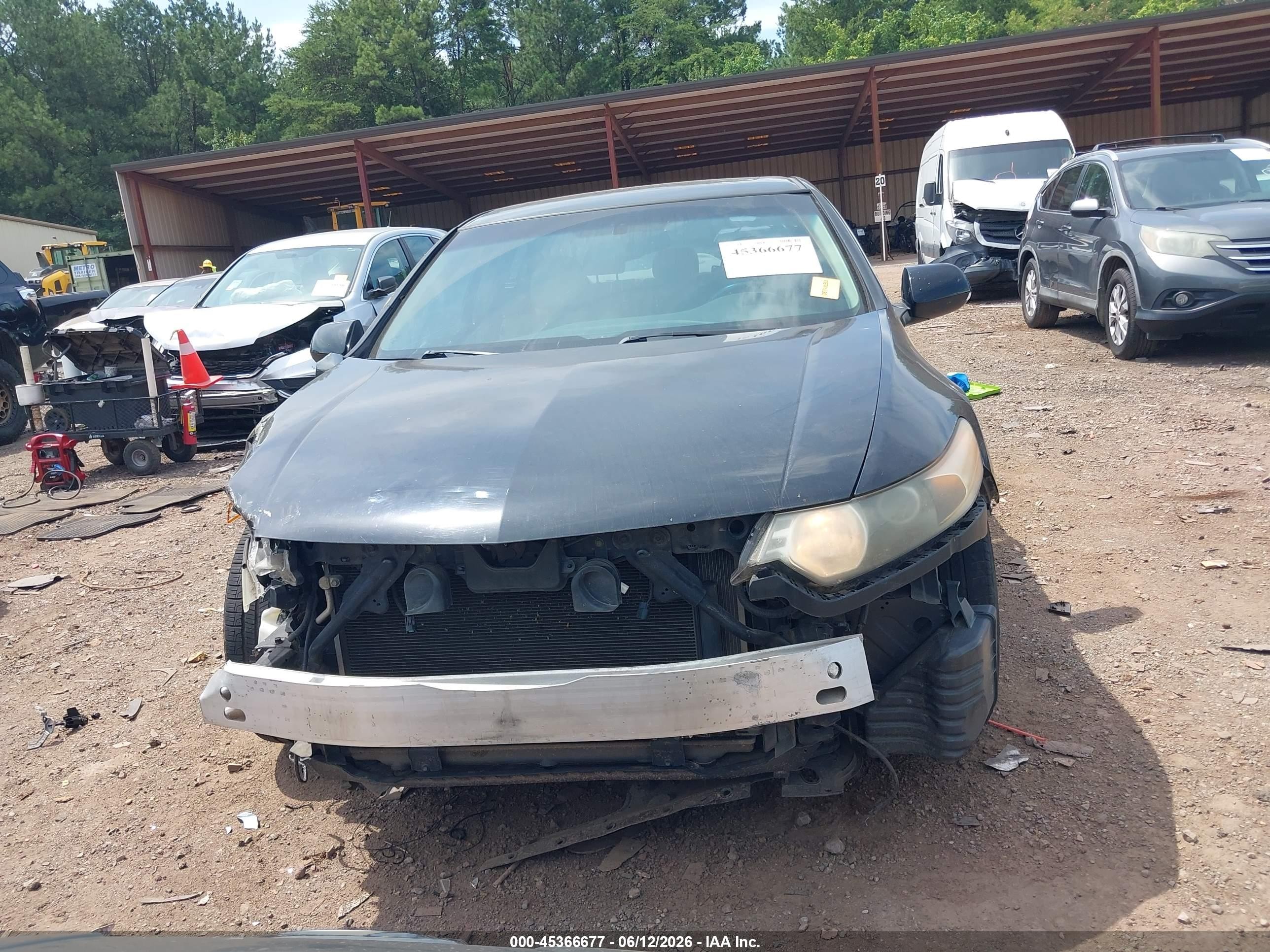 2010 Acura Tsx 2.4 Black vin: JH4CU2F68AC031911